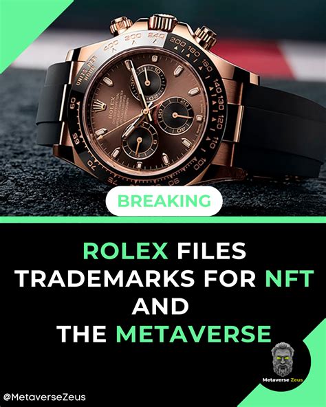 nft rolex watches|rolex trademark patent.